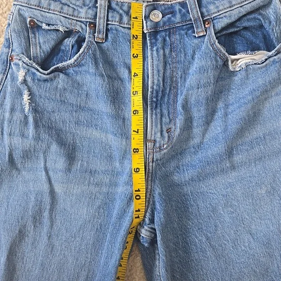 Abercrombie & Fitch The 80's Mom High Rise Distressed Jeans 28 Long - Picture 8 of 12